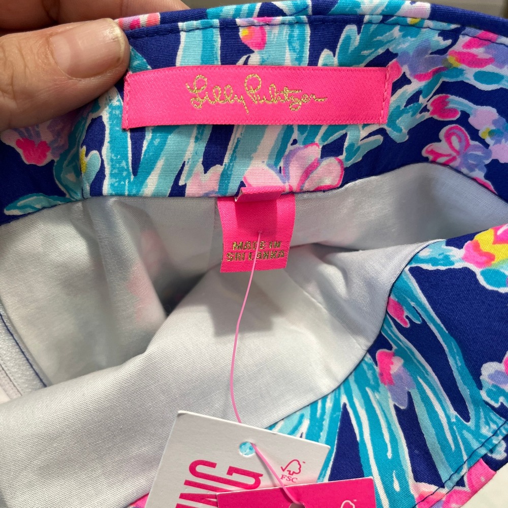 Lilly Pulitzer Womens 8 Izzie‎ Skirt Patterned Summer Resort Casual Modern Piece - Picture 8 of 10